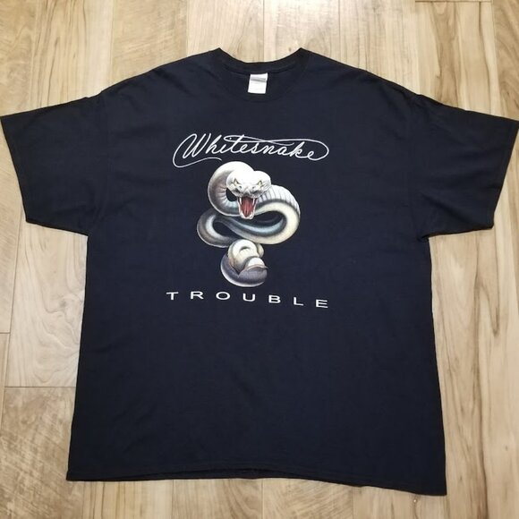 Whitesnake Trouble T Shirt 2XL Mens Rock Music Concert Tour Album Band Photo Tee - Picture 4 of 9
